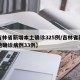 【吉林省新增本土确诊325例/吉林省新增本地确诊病例33例】
